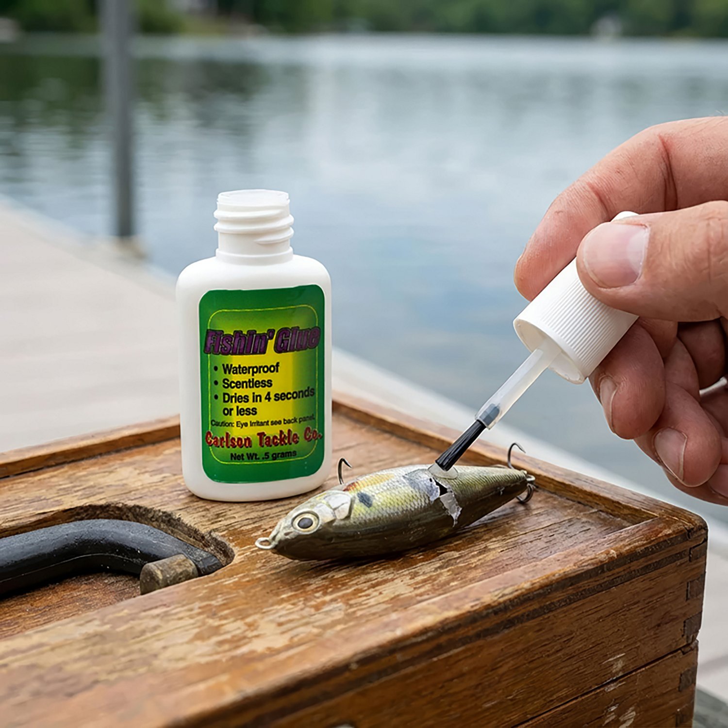 Carlson Tackle Fishin' Glue with Brush-Tip Applicator - view number 2