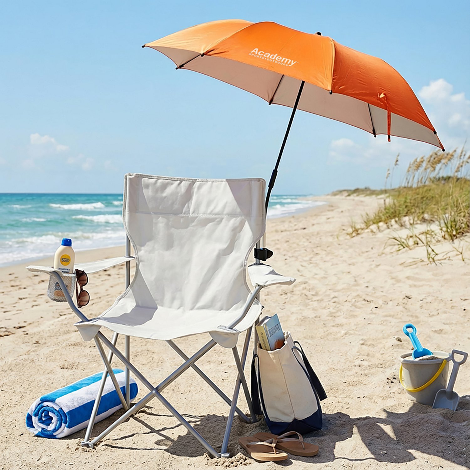 Academy Sports + Outdoors 3.4 ft Clamp-On Umbrella                                                                               - view number 3