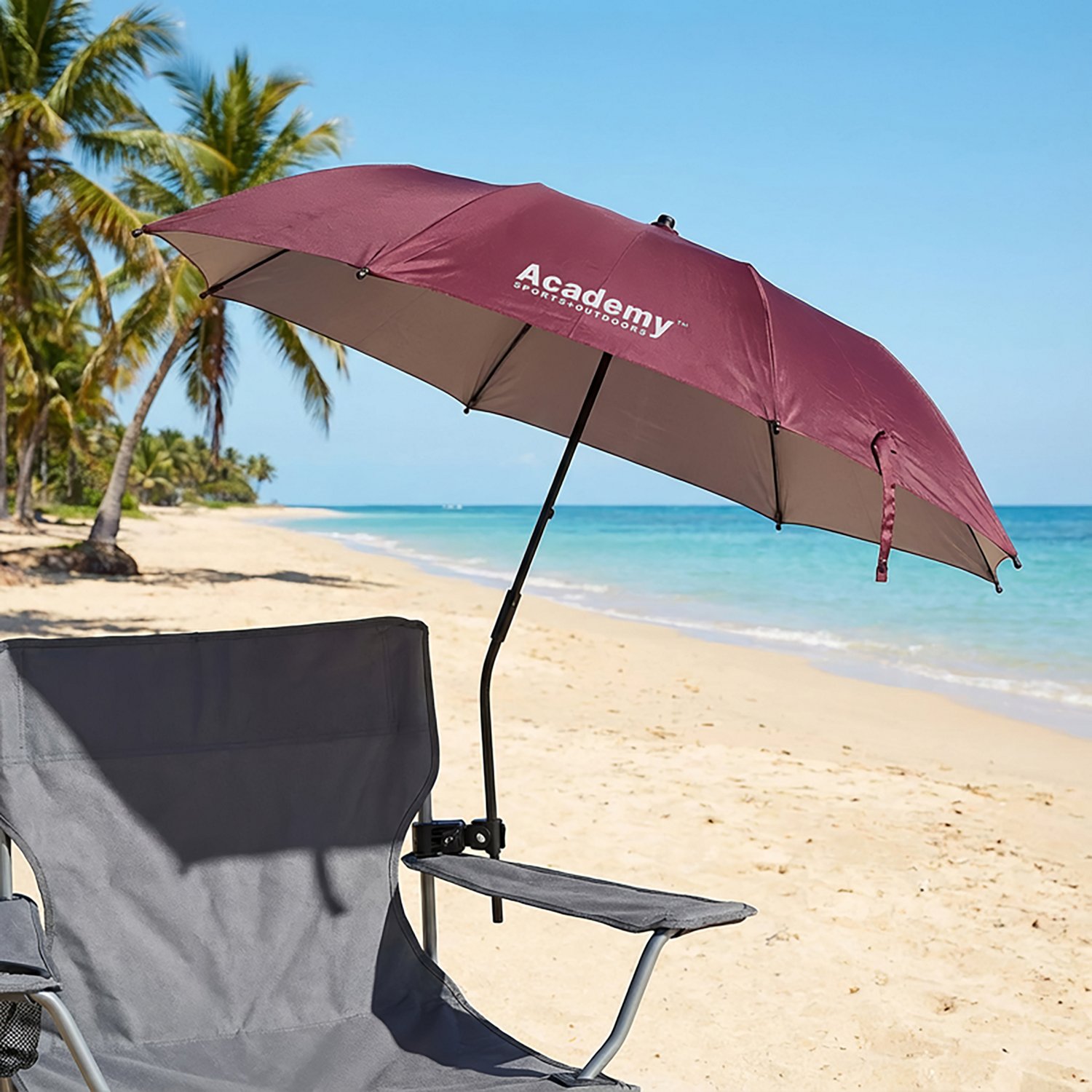 Academy Sports + Outdoors 3.4 ft Clamp-On Umbrella                                                                               - view number 3