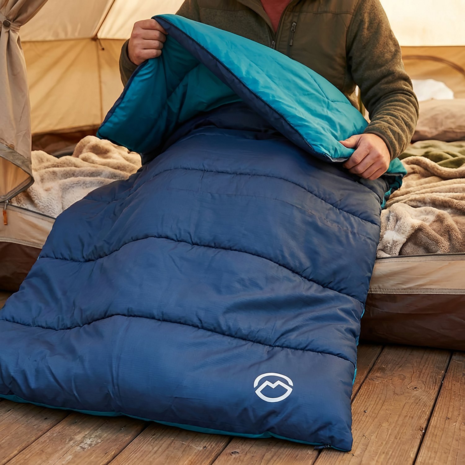 Magellan Outdoors 30 Degrees F Rectangle Sleeping Bag - view number 5