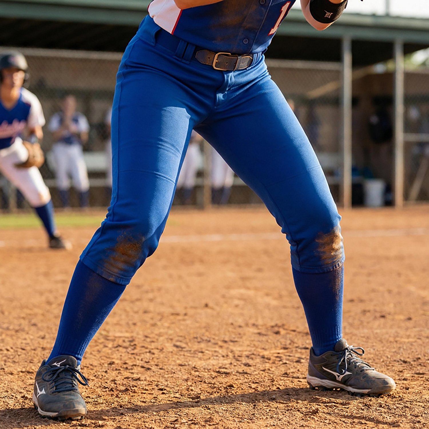 Mizuno Women's Select Belted Low Rise Fast Pitch Softball Pant                                                                   - view number 3