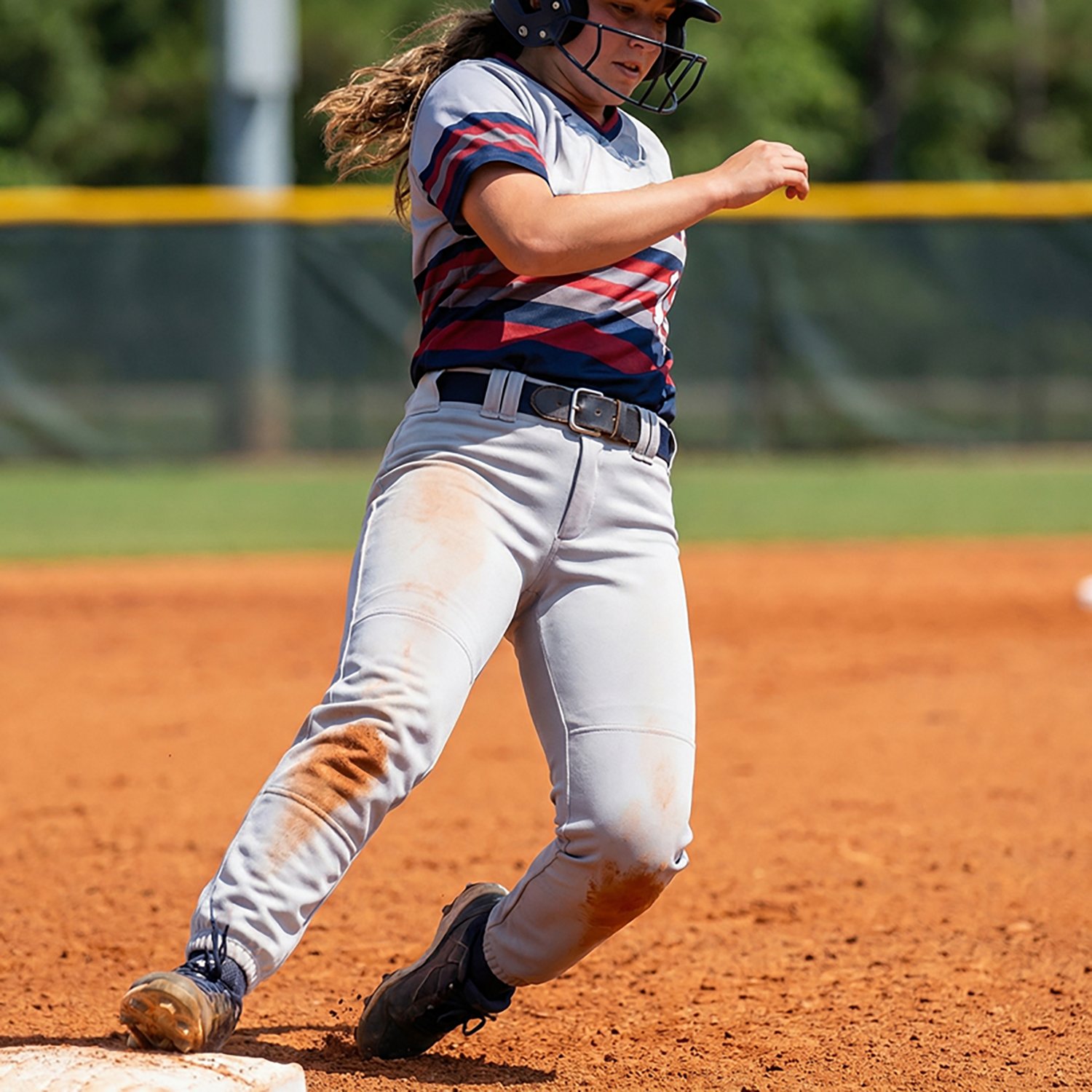 Mizuno Women's Select Belted Low Rise Fast Pitch Softball Pant                                                                   - view number 4