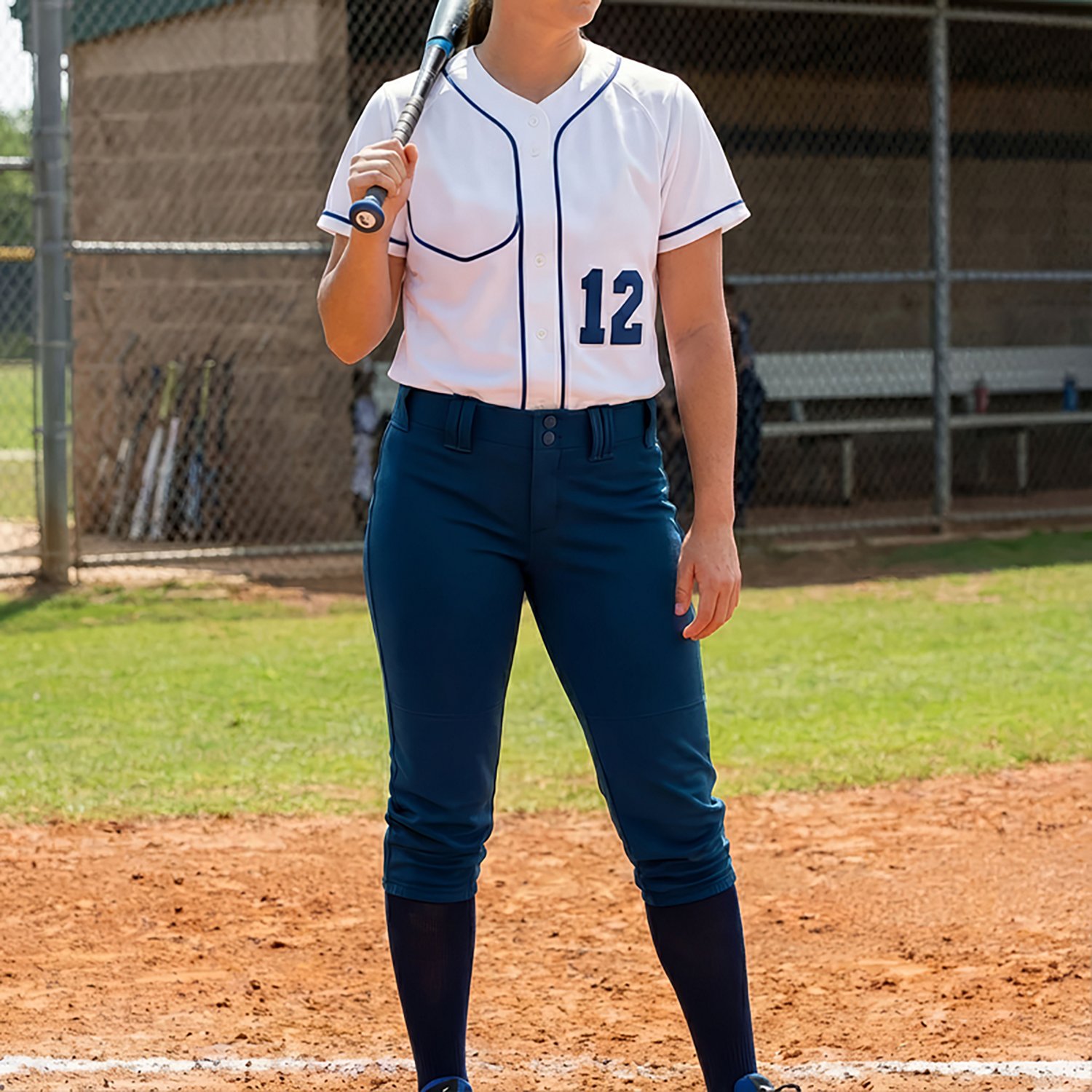 Mizuno Women's Select Belted Low Rise Fast Pitch Softball Pant                                                                   - view number 3