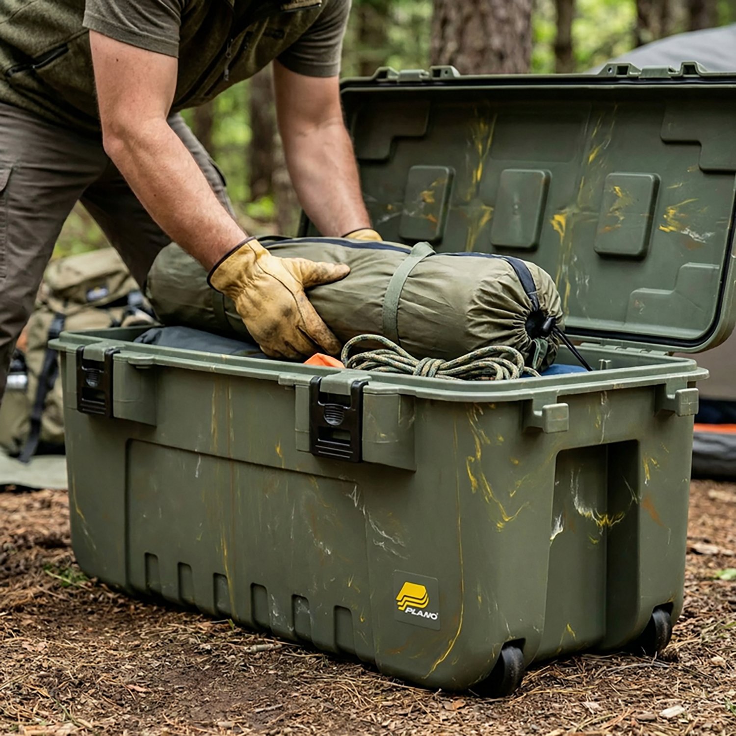 Plano® Heavy Duty Camo 108 qt. Sportsman's Trunk - view number 3