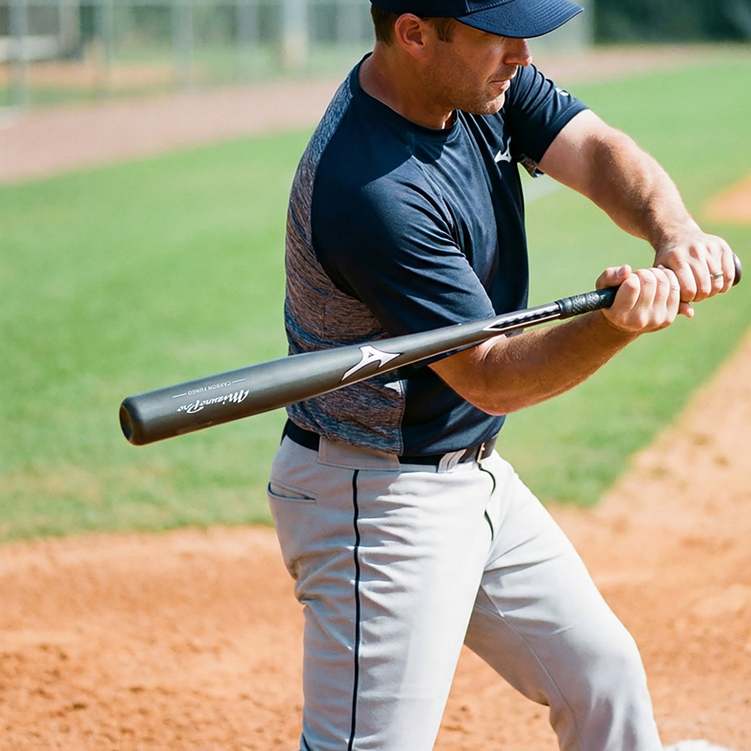 Mizuno Adults' Pro Carbon Fungo Baseball Bat -18 - view number 7