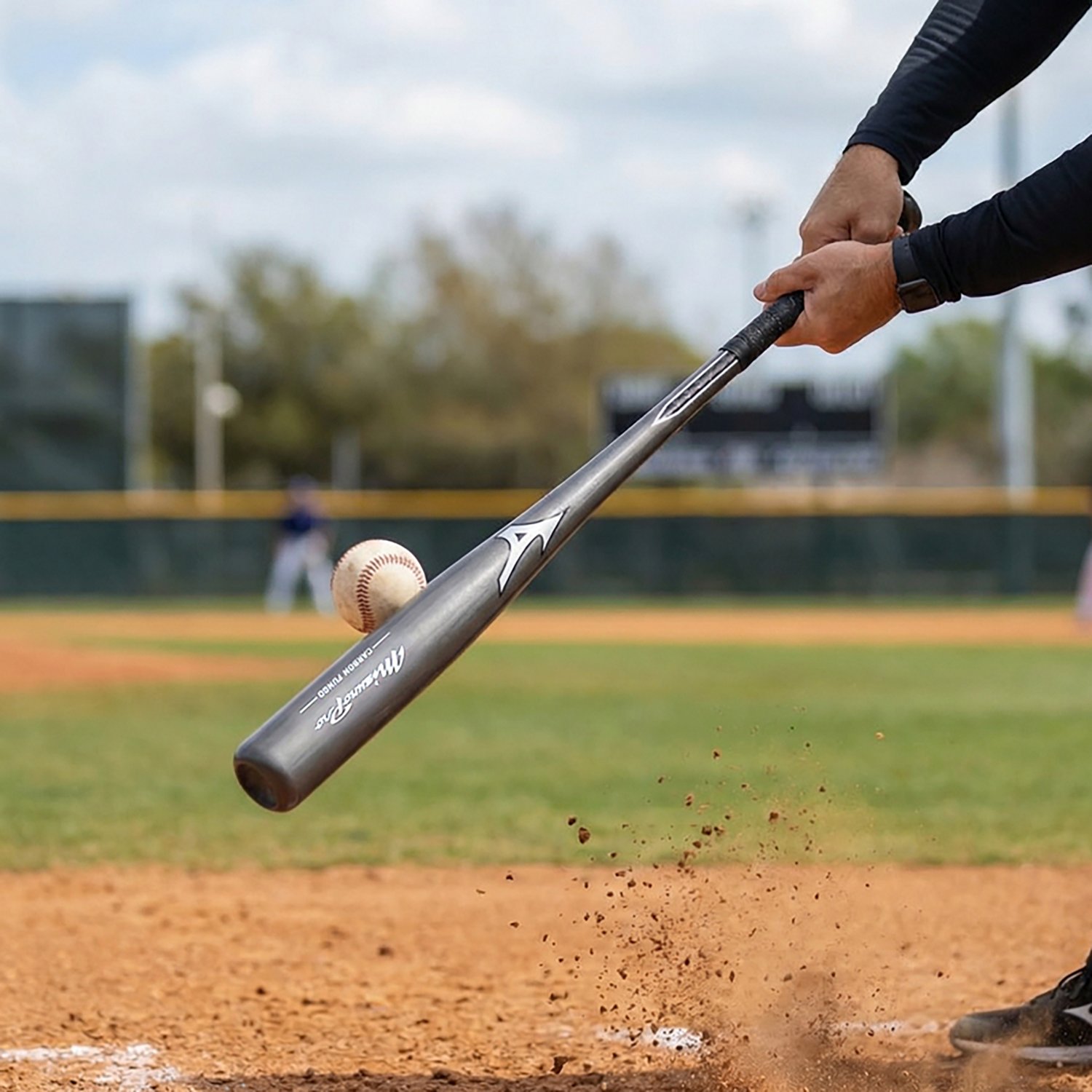 Mizuno Adults' Pro Carbon Fungo Baseball Bat -18 - view number 8