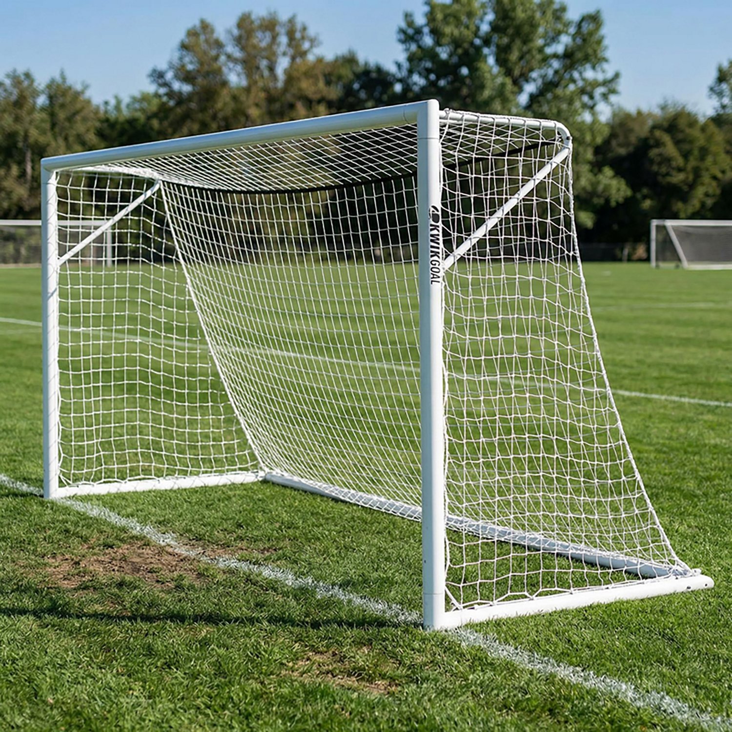 Kwik Goal 6.5 ft x 12 ft Deluxe European Club Junior Soccer Goal - view number 4