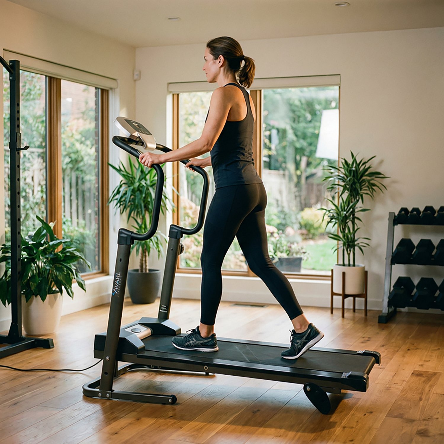 Stamina® Avari® Adjustable-Height Magnetic Treadmill - view number 6