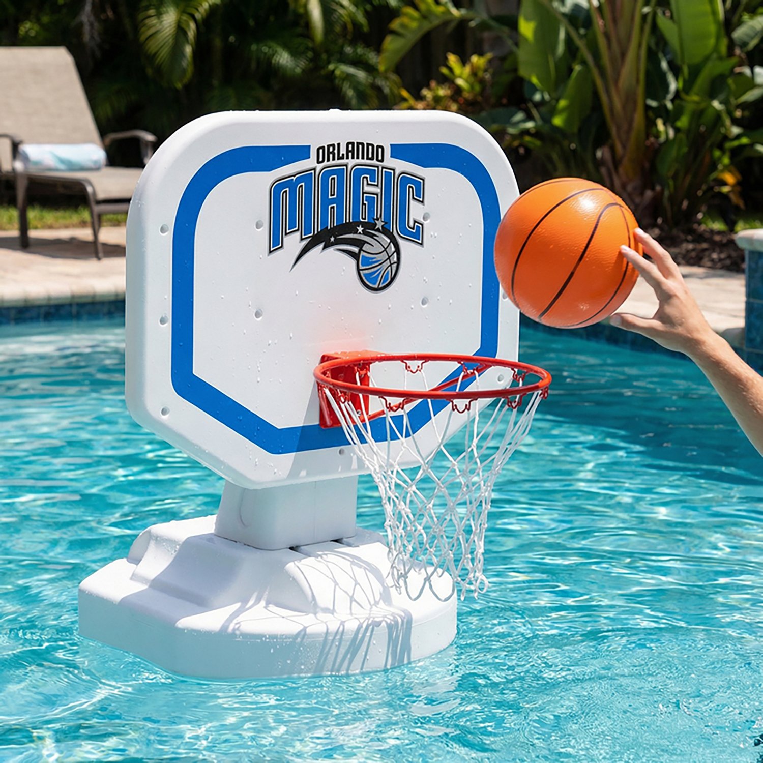Poolmaster® Orlando Magic Competition Style Poolside Basketball Game                                                            - view number 3