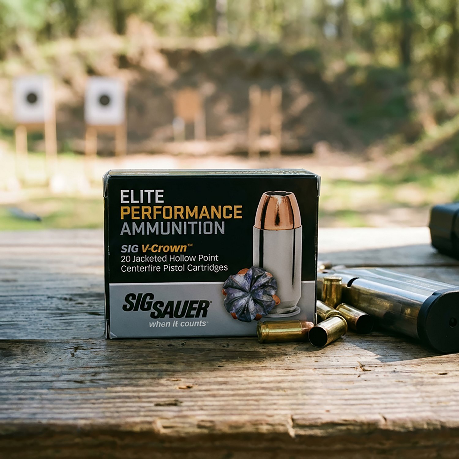 SIG SAUER V-Crown 9mm 115-Grain Jacketed Hollow Point Centerfire Handgun Ammunition - view number 2