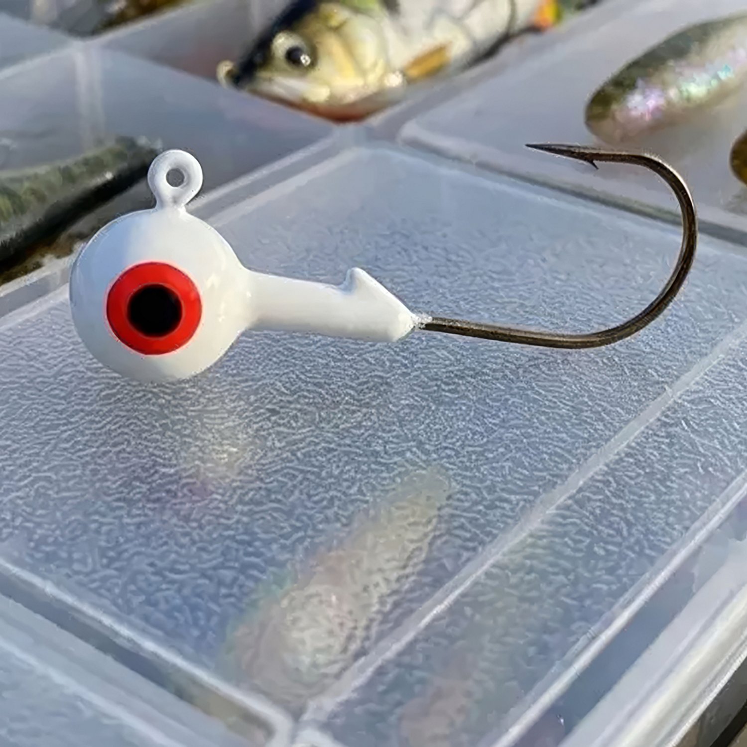 Big Bite Baits 2-Eye 1-Color Round Jigheads 10-Pack                                                                              - view number 2