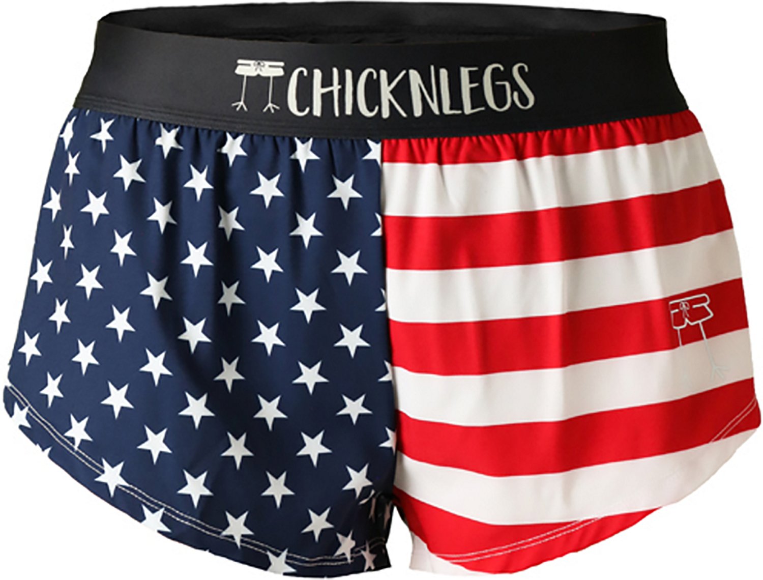ChicknLegs Women's USA Split Shorts 1.5 in - view number 4