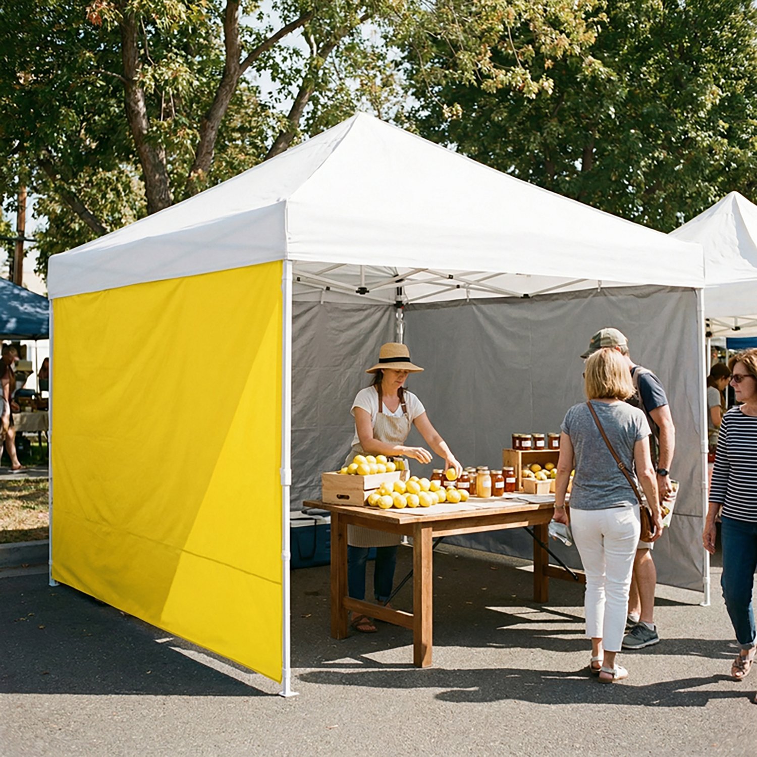 Logo 9 ft x 9 ft Tent Side Panel - view number 2