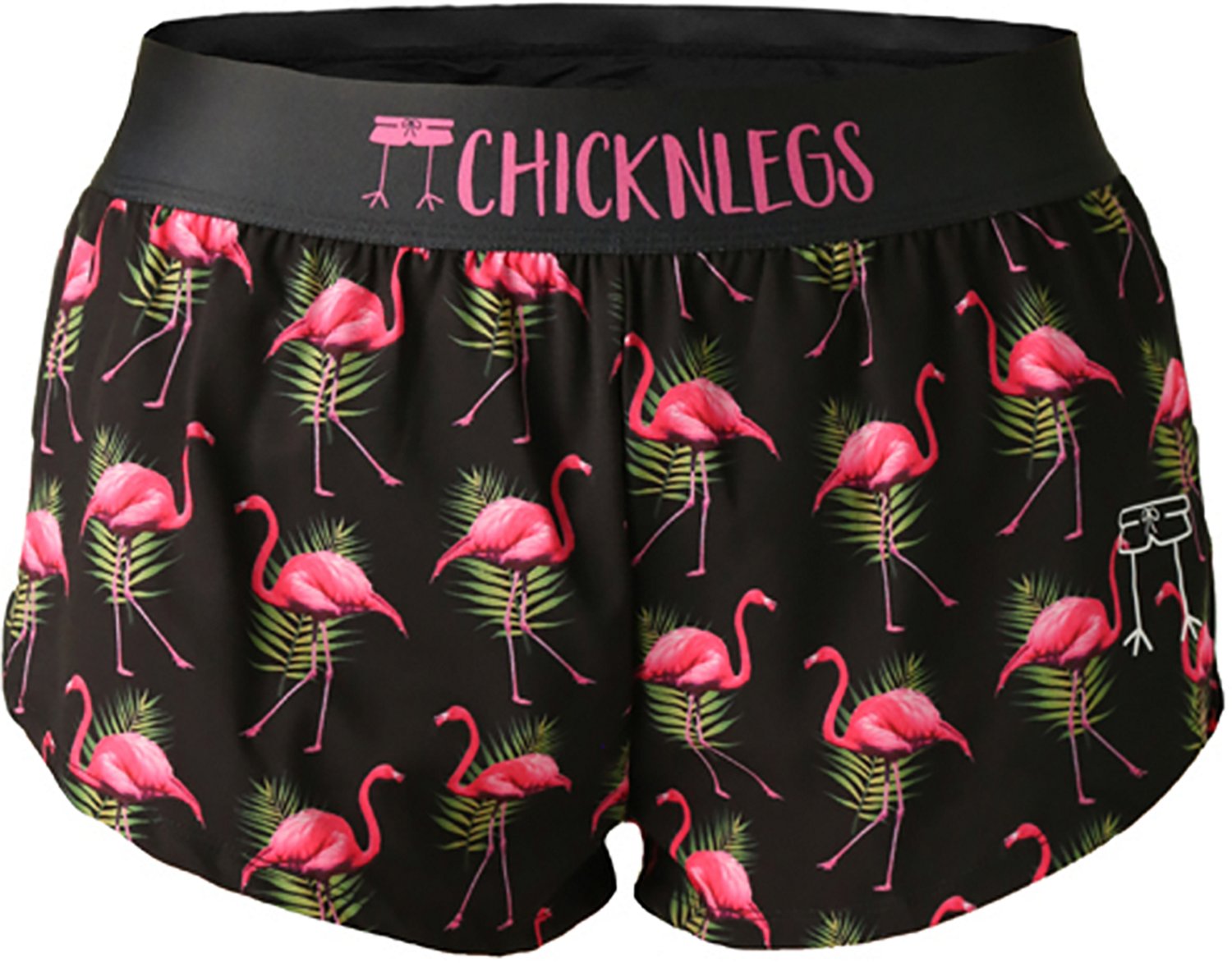 ChicknLegs Women's Flamingo Split Shorts 1.5 in - view number 4