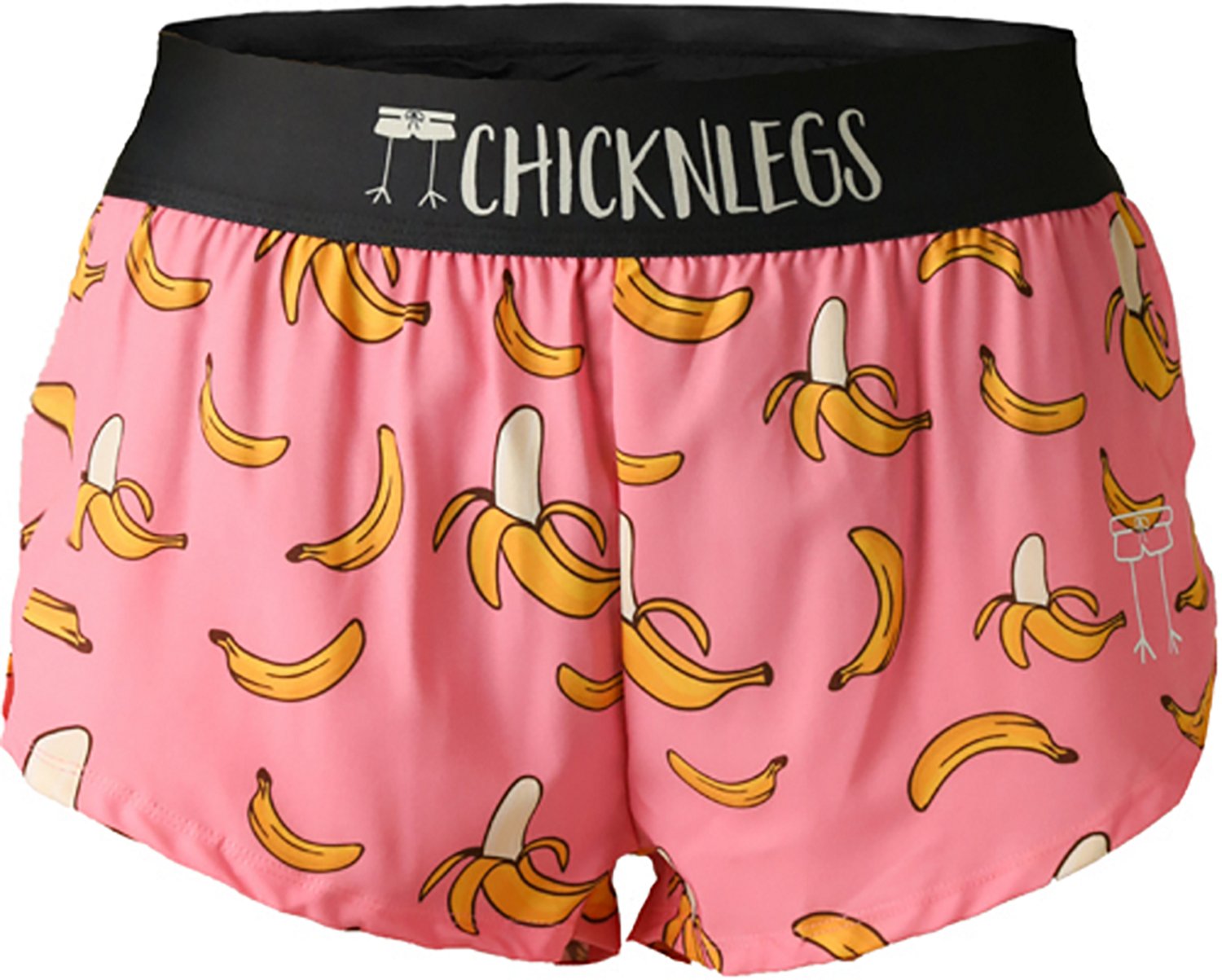 ChicknLegs Women's Pink Bananas Split Shorts 1.5 in - view number 4
