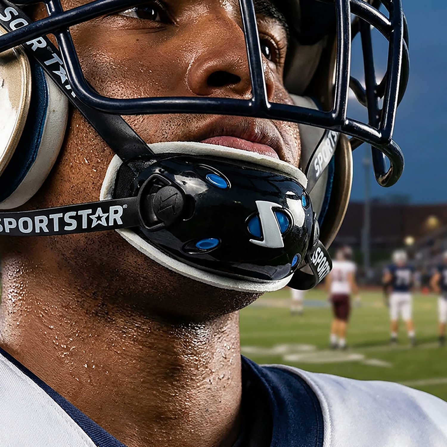 Sportstar Adults' X-1 Series Evolution Gel Chinstrap - view number 3