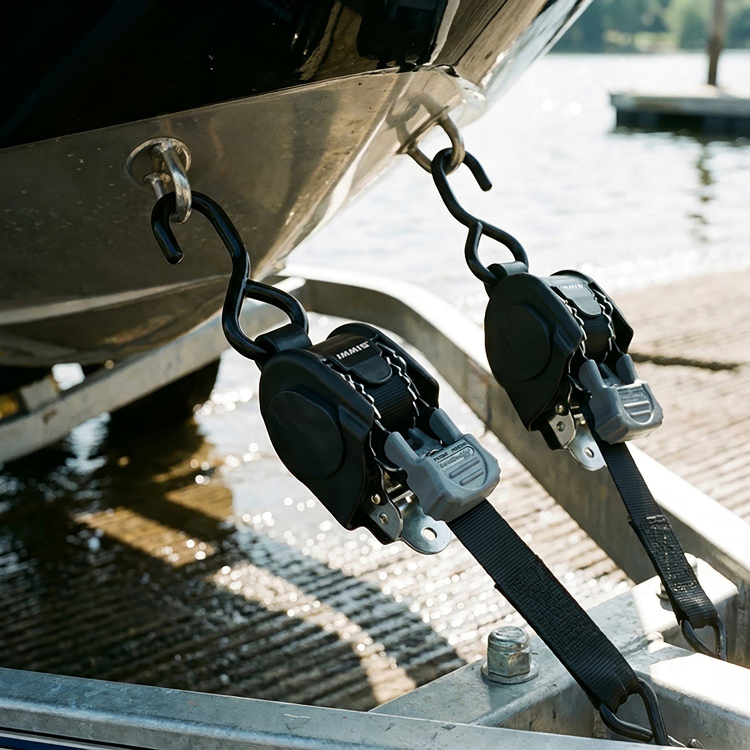 BoatBuckle™ Mini G3 Retractable Ratcheting Tie-Downs 2-Pack - view number 4