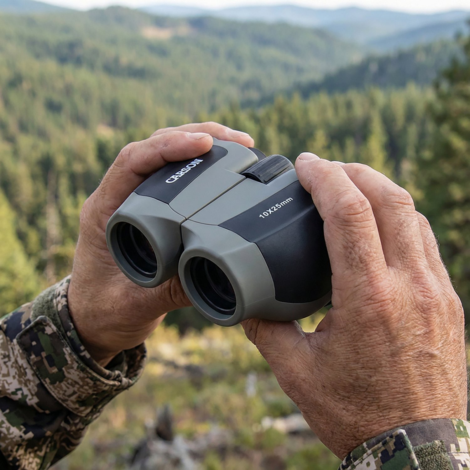 Carson ScoutPlus™ 10 x 25 Compact Porro Binoculars - view number 2