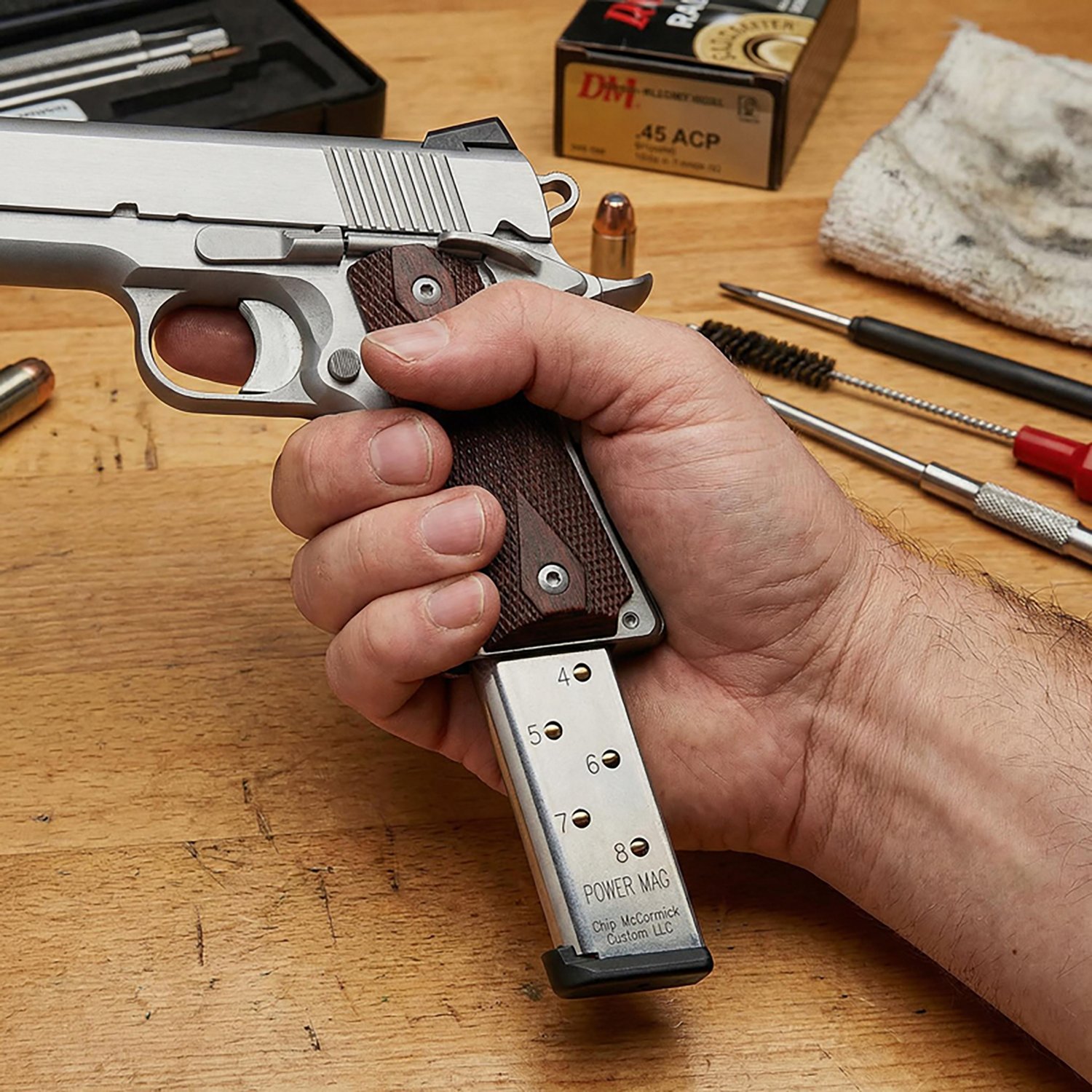 Chip McCormick Custom Mags Power 1911 Officer .45 ACP 8-Round Replacement Magazine - view number 2