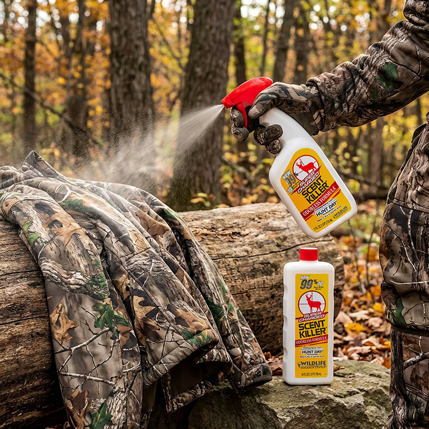 Wildlife Research Center® Super Charged® Scent Killer® Spray Combo - view number 2