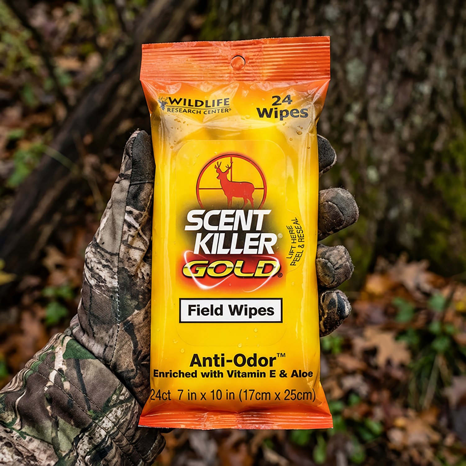 Wildlife Research Center® Scent Killer® Gold® Field Wipes 24-Pack - view number 2