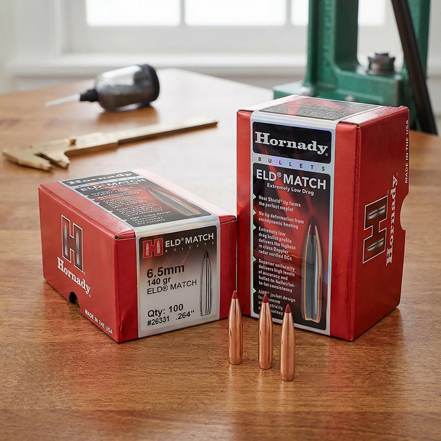 Hornady ELD Match 6.5mm .264 140-Grain Bullets - view number 2