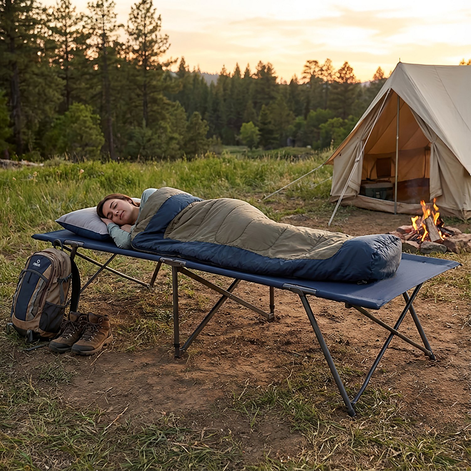 Magellan Outdoors Packable Canvas Cot - view number 6