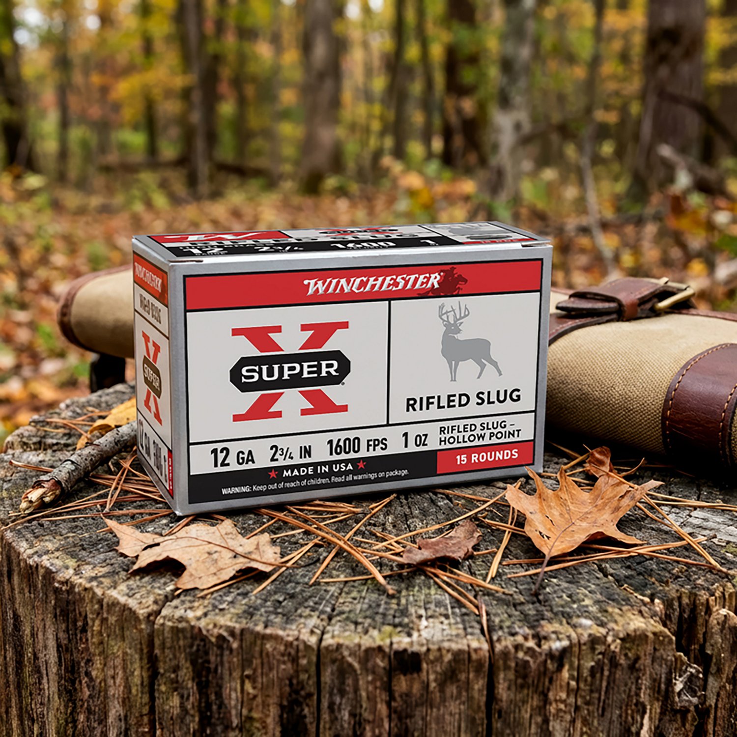 Winchester Smooth Bore 12 Gauge Rifled Slugs - 15 Rounds - view number 2