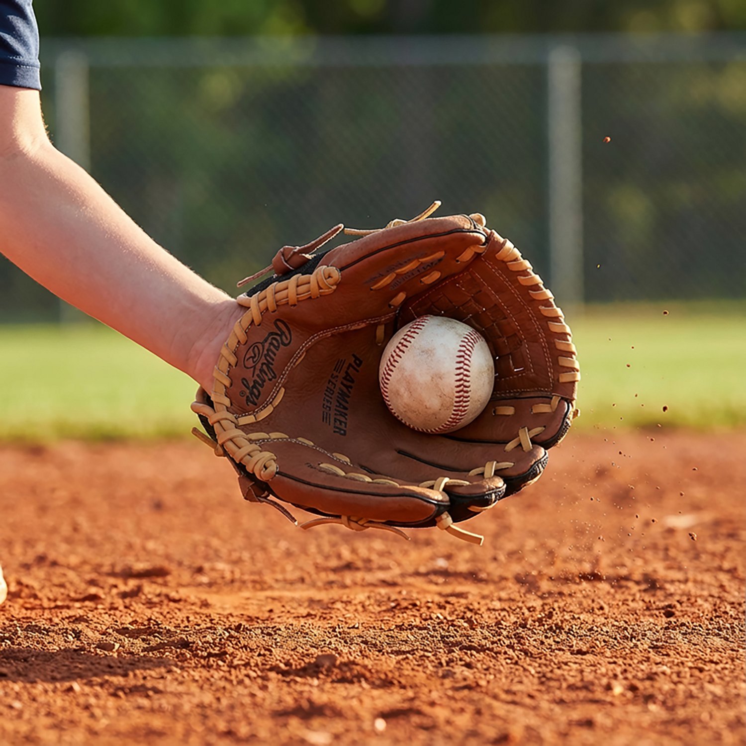 Rawlings Youth Playmaker Series 11 in Baseball Glove Left-handed                                                                 - view number 4