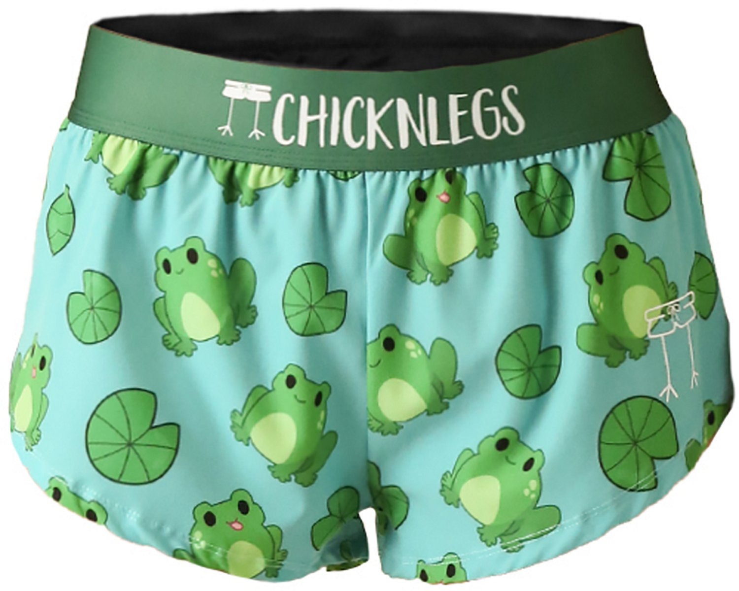 ChicknLegs Women's Fartlek Froggies Split Shorts 1.5 in - view number 4