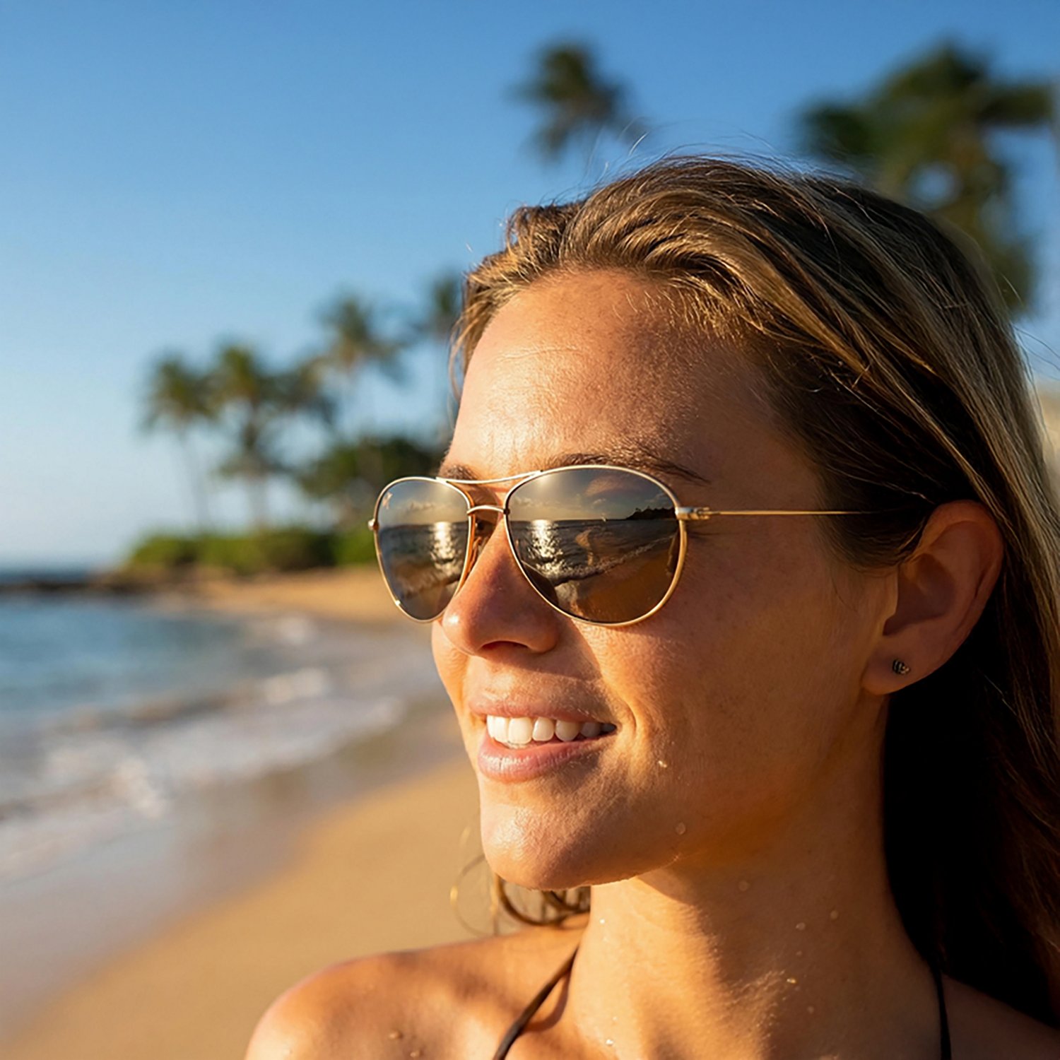 Maui Jim Adults' Baby Beach Polarized Sunglasses                                                                                 - view number 4