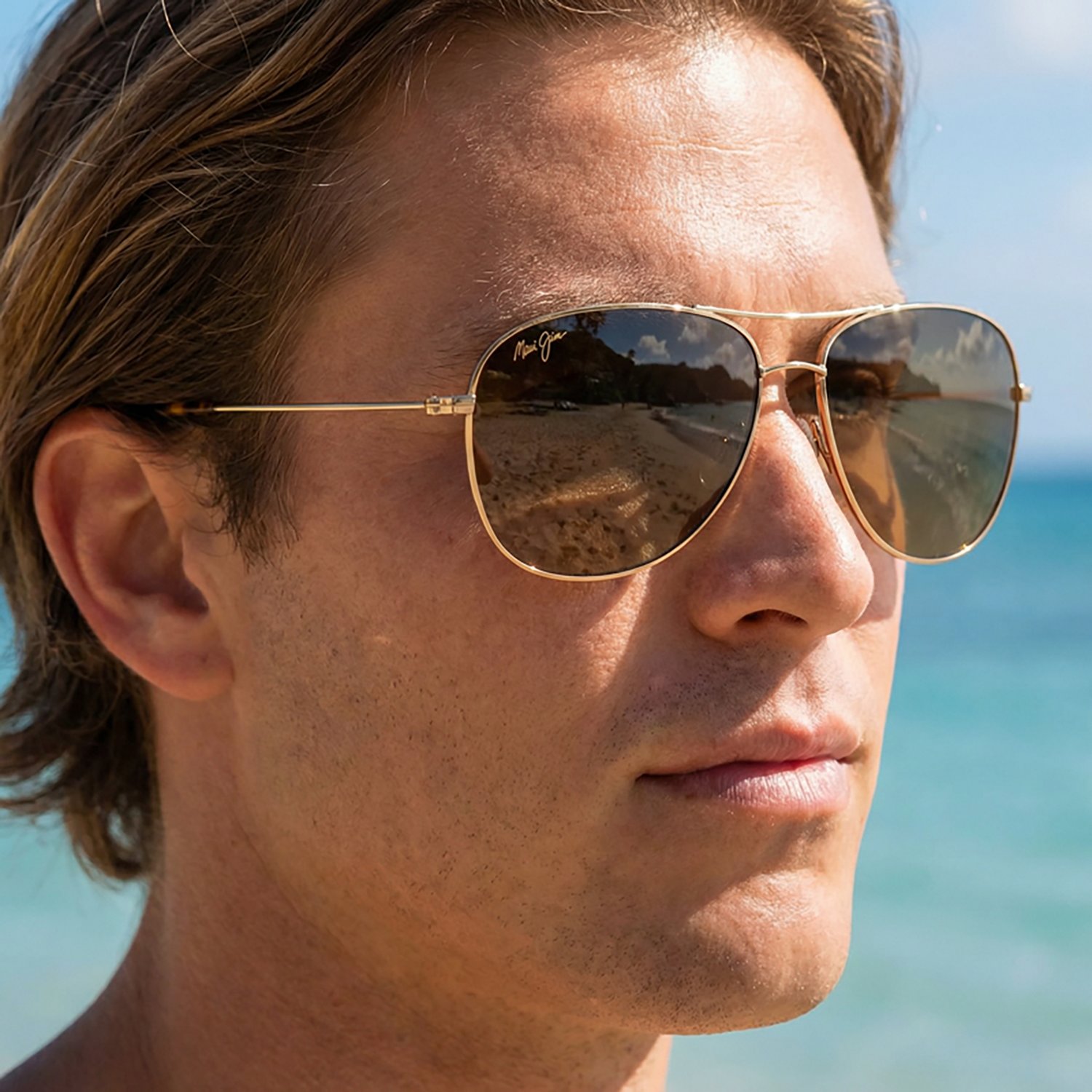 Maui Jim Adults' Cliff House Polarized Sunglasses                                                                                - view number 5