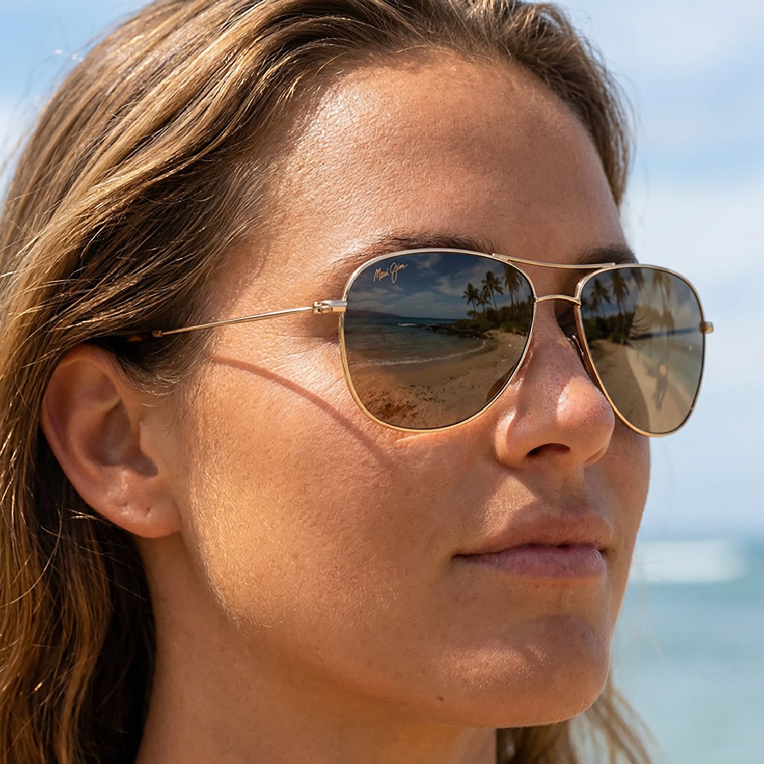 Maui Jim Adults' Cliff House Polarized Sunglasses                                                                                - view number 4