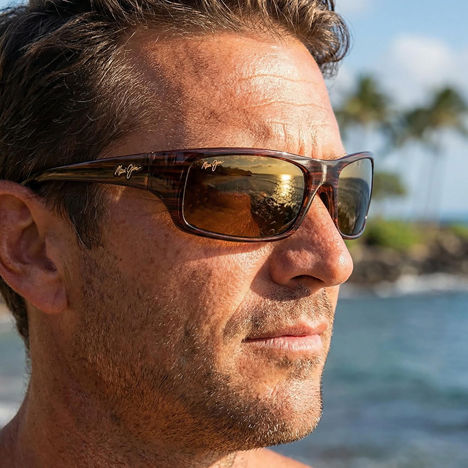 Maui Jim Men's Peahi Polarized Sunglasses                                                                                        - view number 4