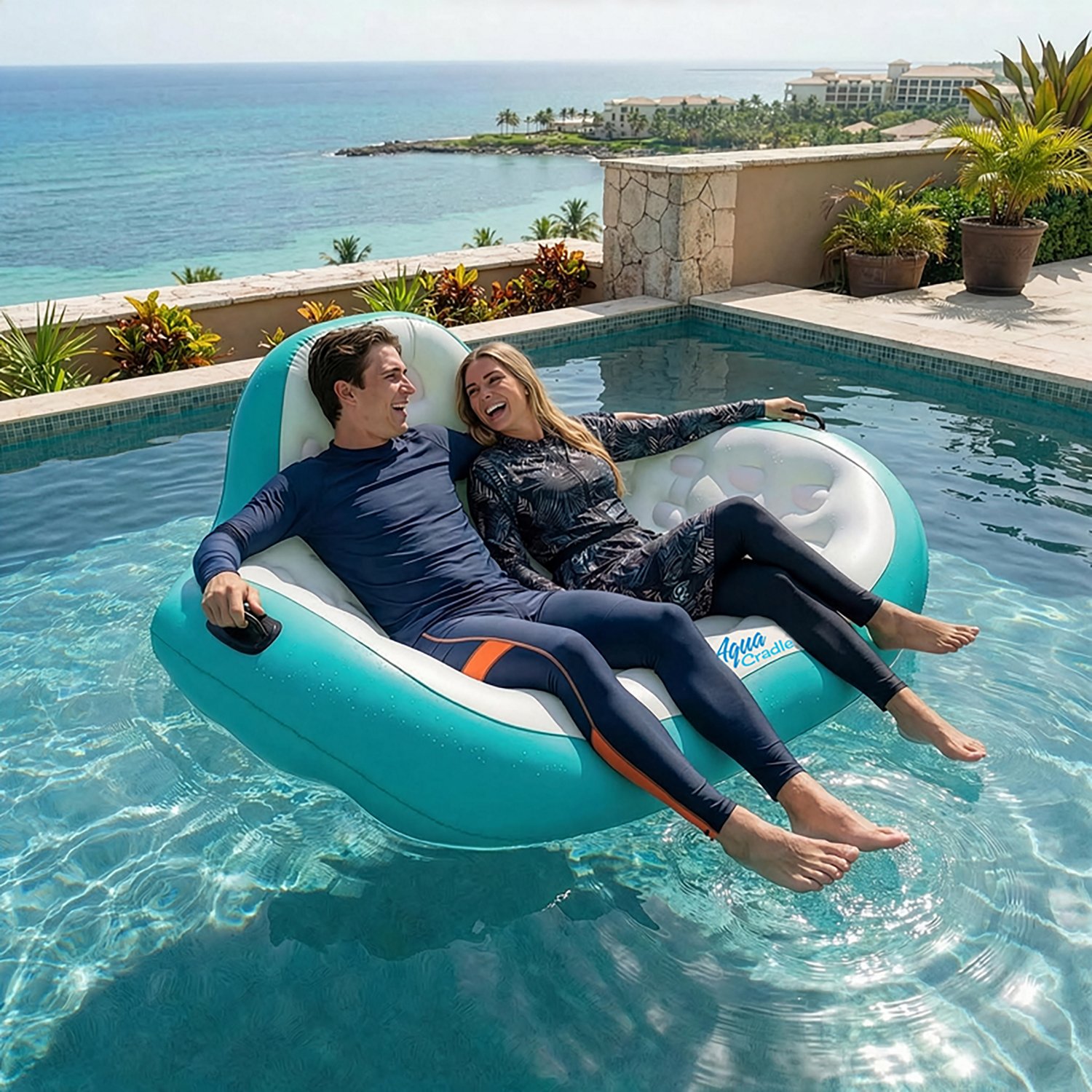 Poolmaster Aqua Cradle 2- Person Pool Float                                                                                      - view number 6