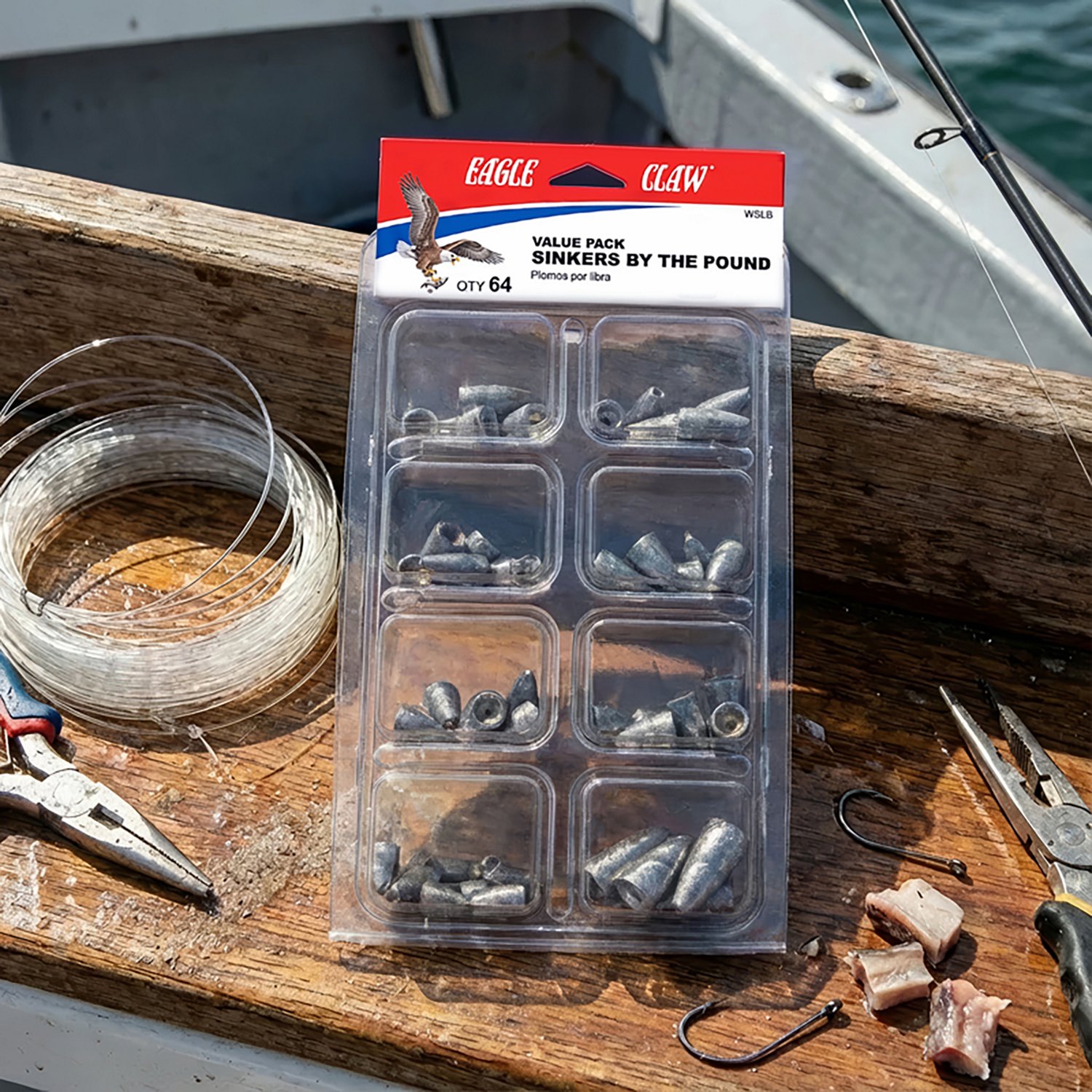 Eagle Claw Sinkers 64-Pack                                                                                                       - view number 2