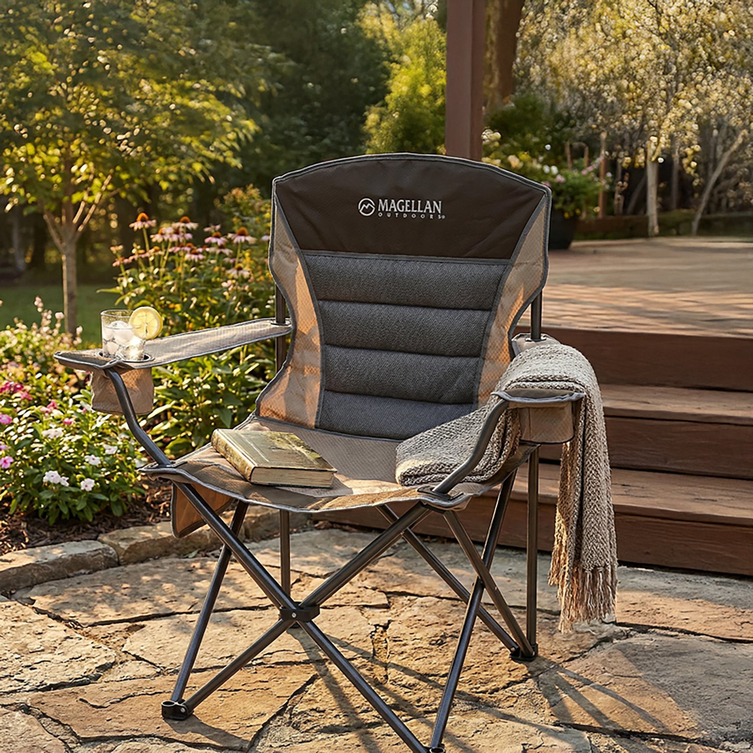 Magellan Outdoors Oversized Ultra Comfort Padded Mesh Chair - view number 4
