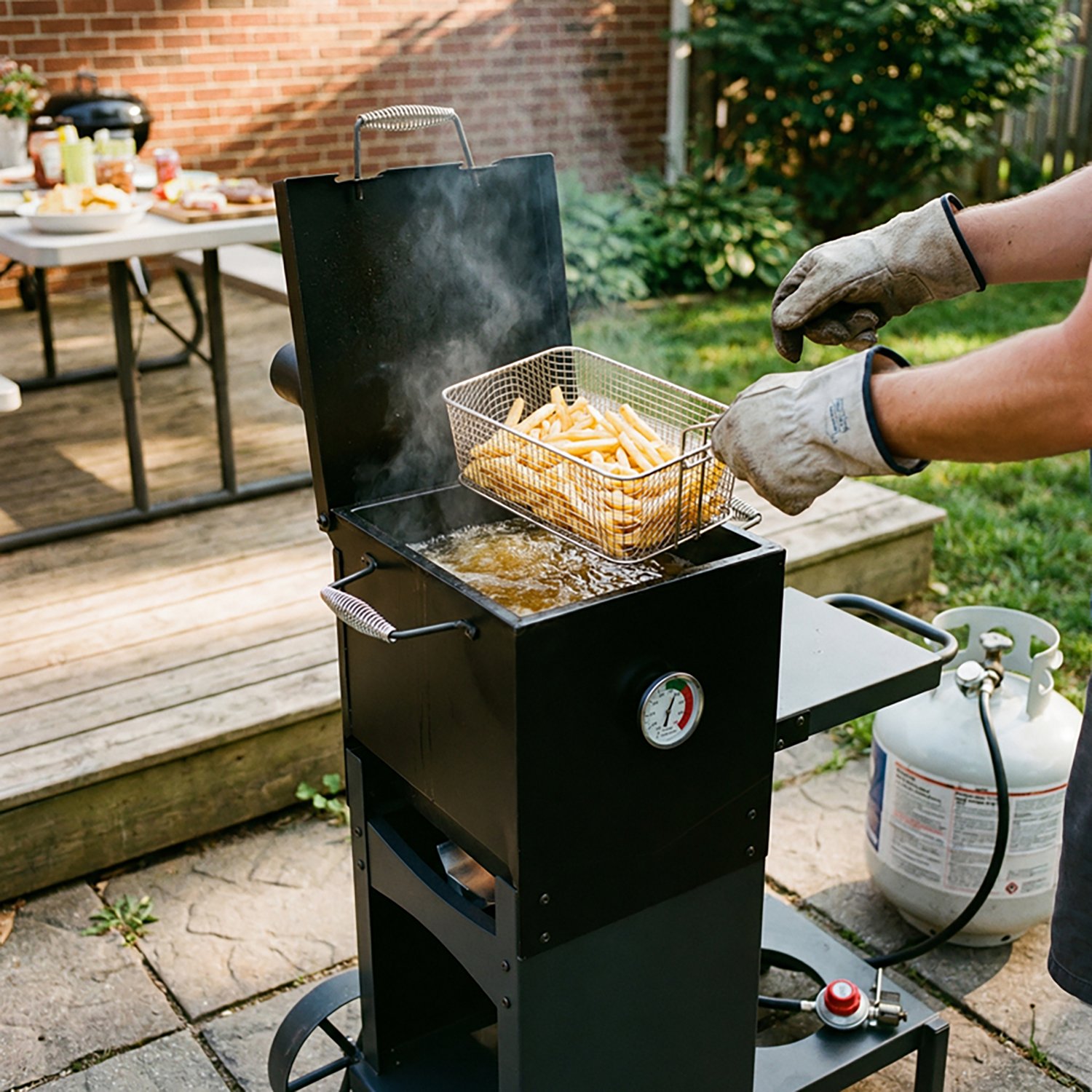 Outdoor Gourmet Double-Basket Jet Fryer - view number 6