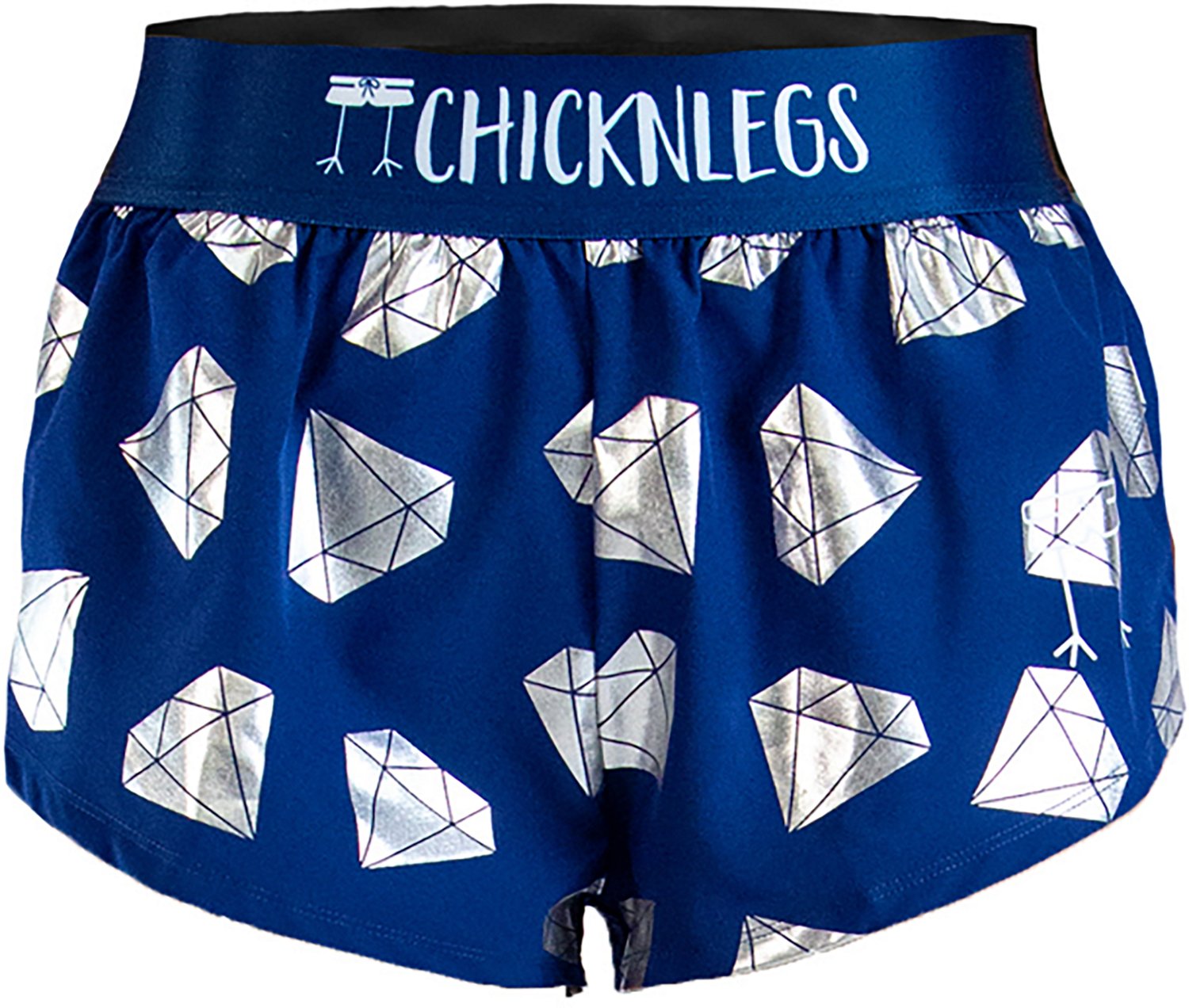 ChicknLegs Women's Diamonds Split Shorts 1.5