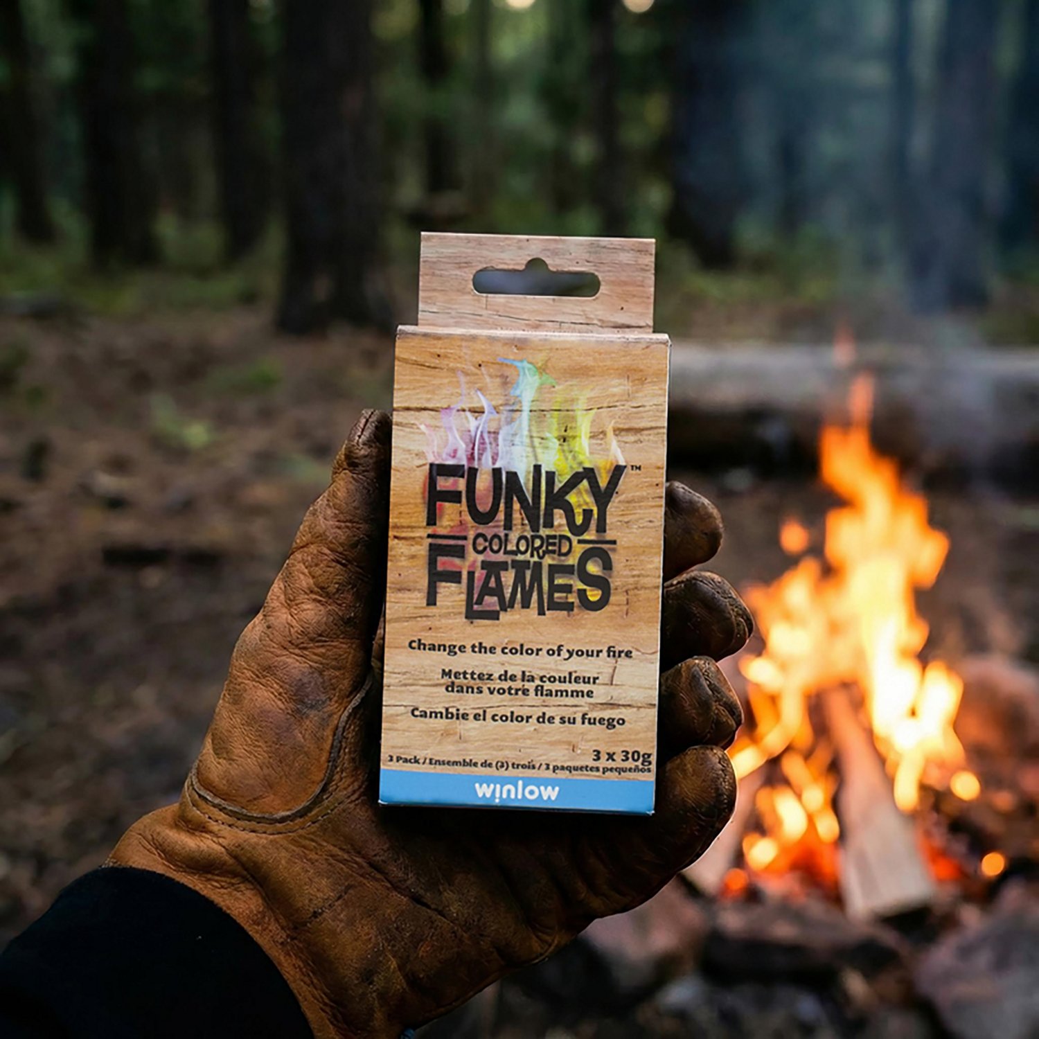 Funky Colored Flames Color-Changing Flame Crystals 3-Pack - view number 3