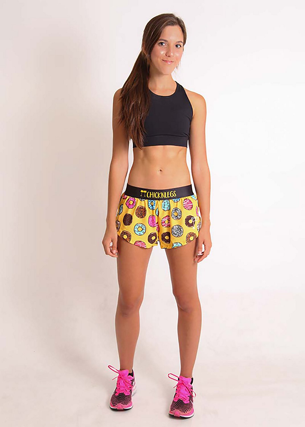 ChicknLegs Women's Salty Donuts Split Shorts 1.5 in - view number 3
