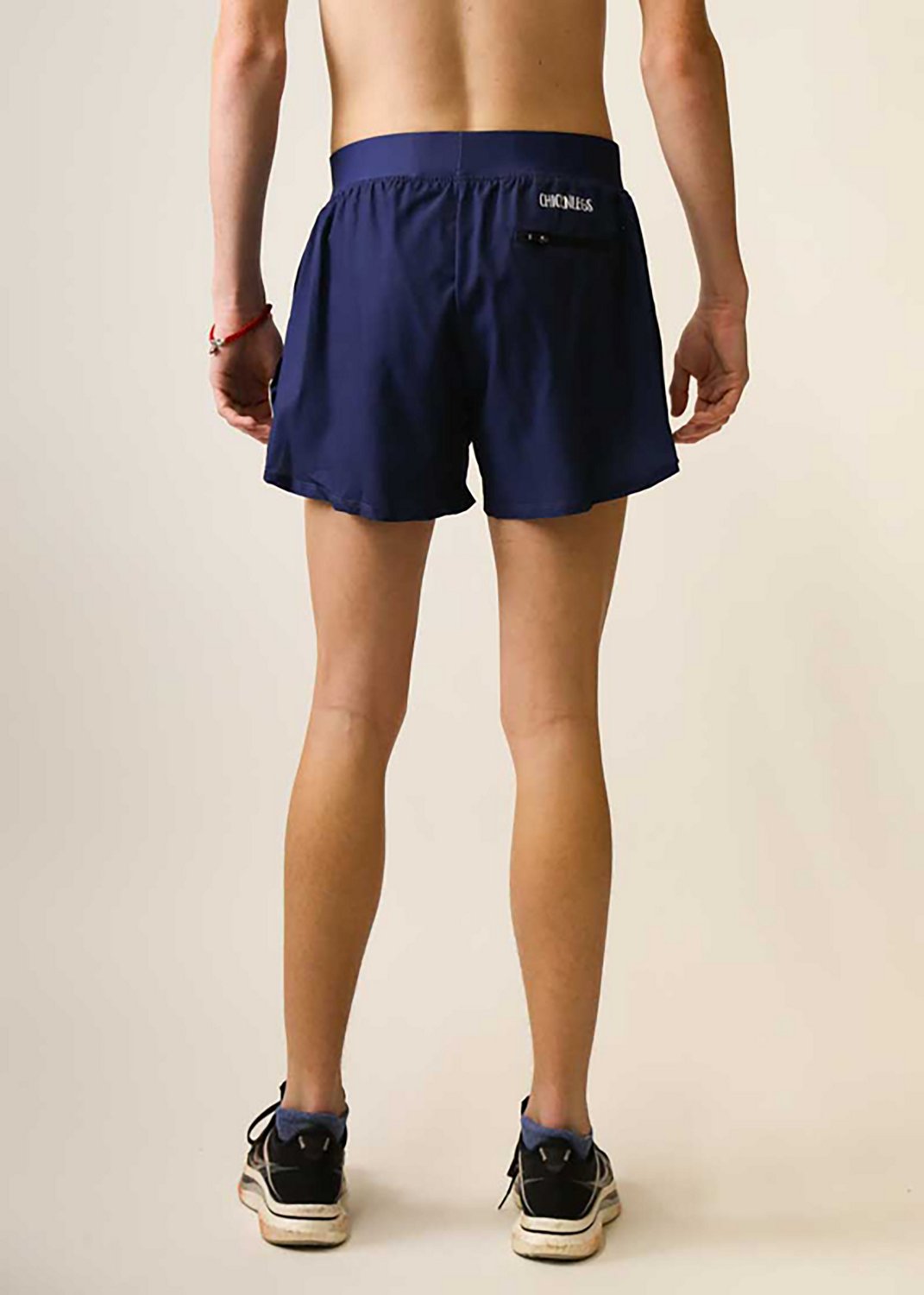 Chicknlegs Men's Black Half Split Shorts 4 in - view number 2