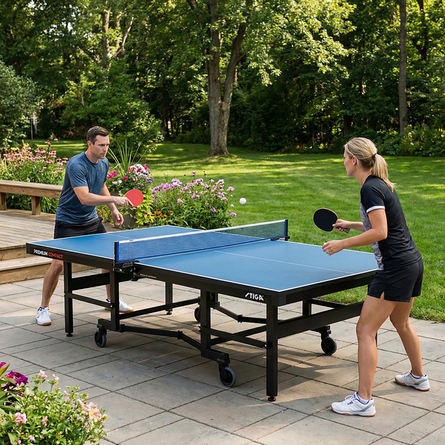 Stiga® Premium Compact Table Tennis Table
