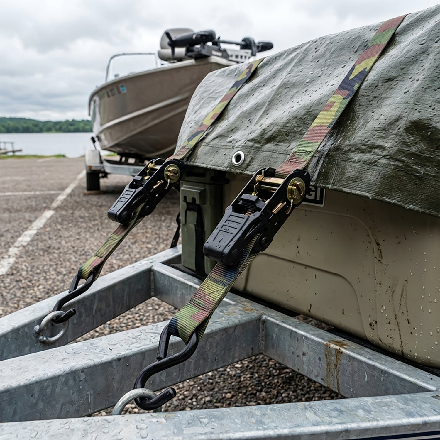 CargoLoc 8' Camo Ratchet Tie-Downs 2-Pack - view number 3