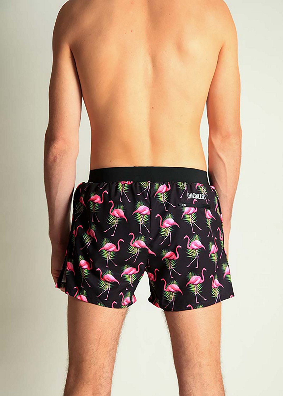 Chicknlegs Men's Flamingo Half Split Shorts 4 in - view number 2