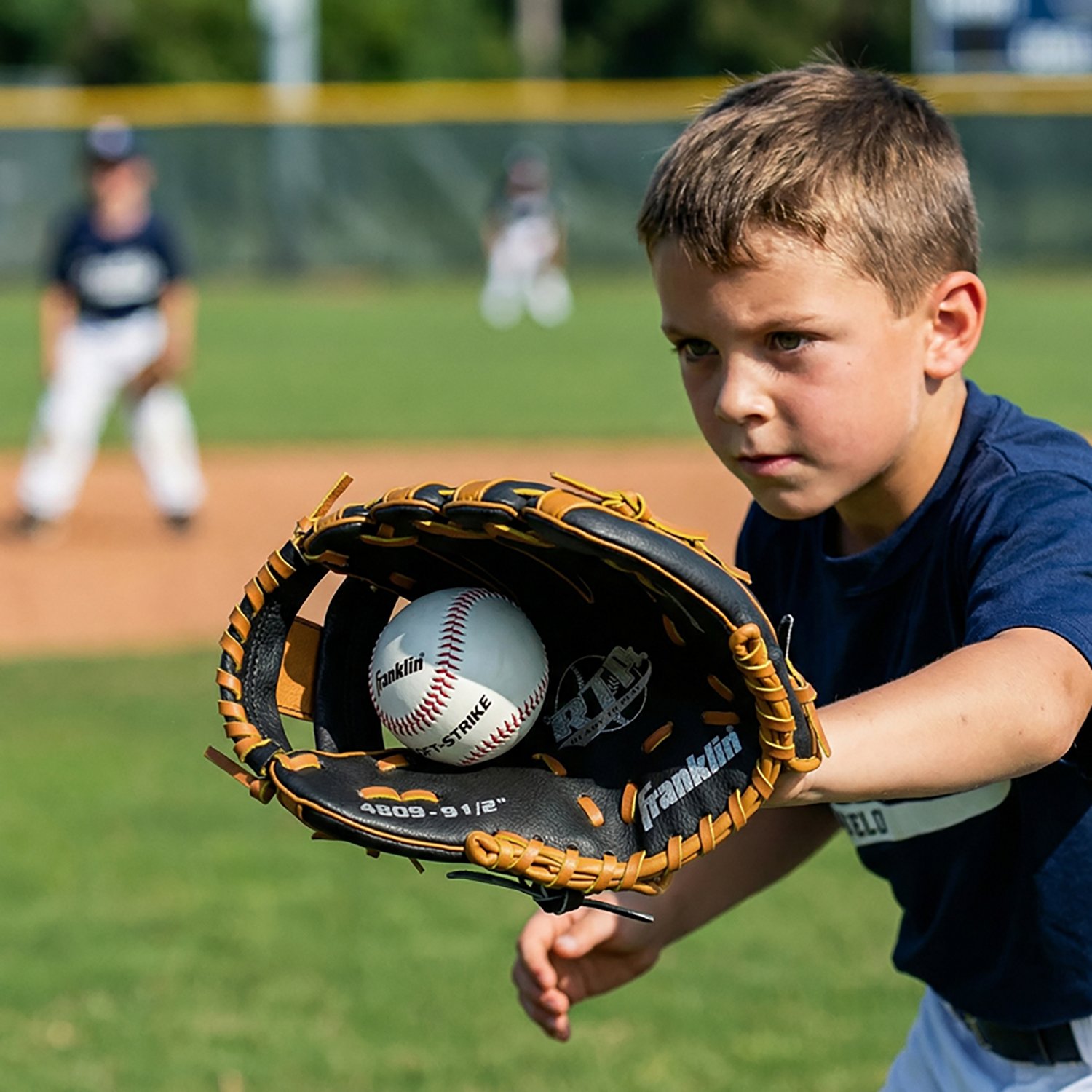 Franklin Youth RTP® Performance Series 9.5" T-ball Glove with Ball - view number 2