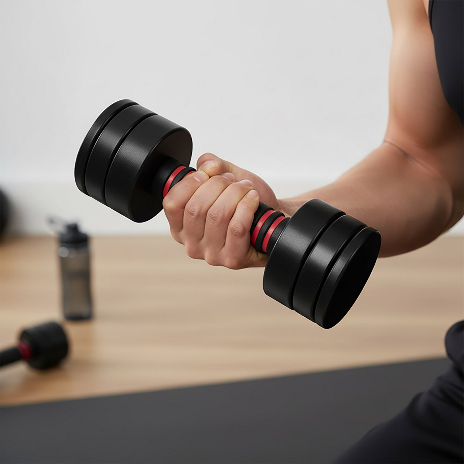 CAP Barbell 30lb Vinyl Adjustable Pair Dumbbell Set - view number 6