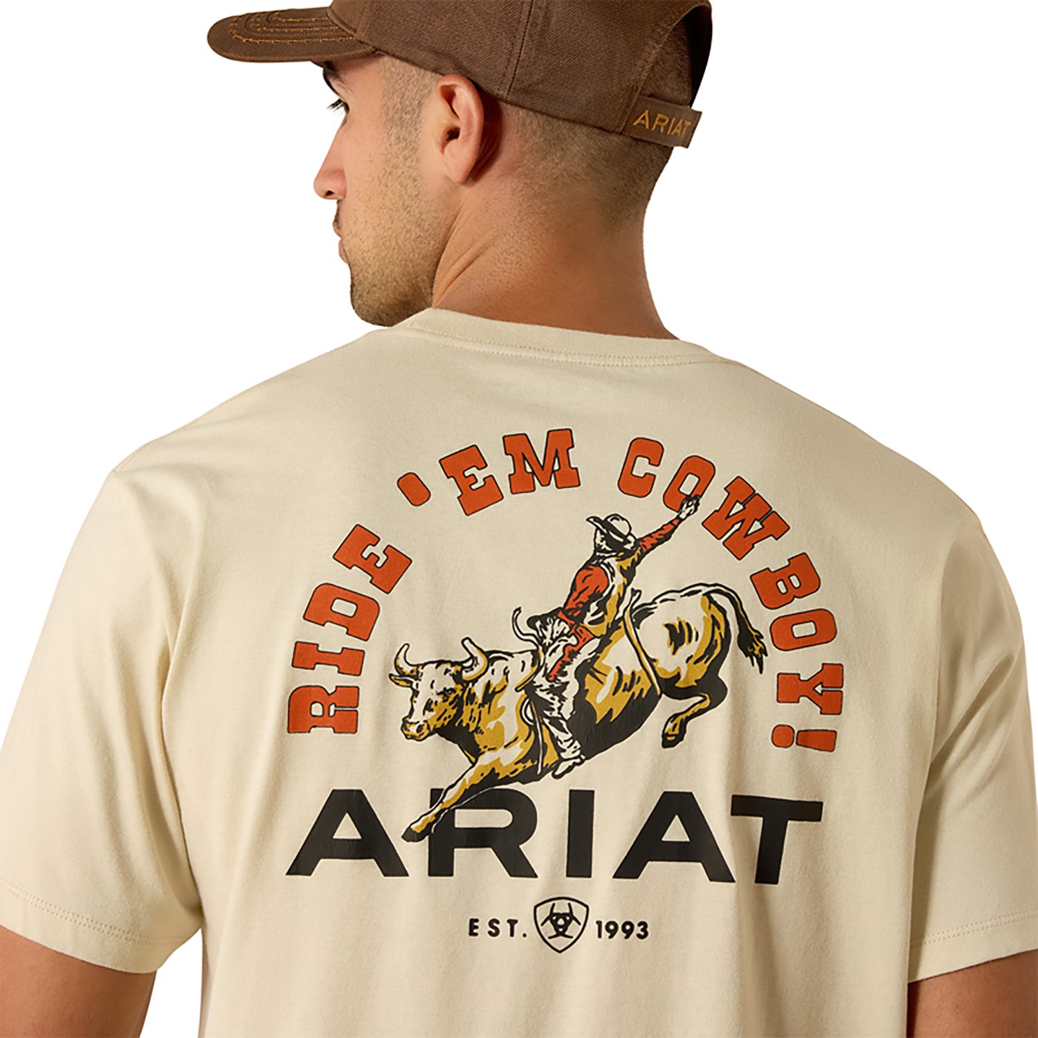 Ariat Men's Ariat Ride Em Cowboy Classic Fit T-shirt - view number 5