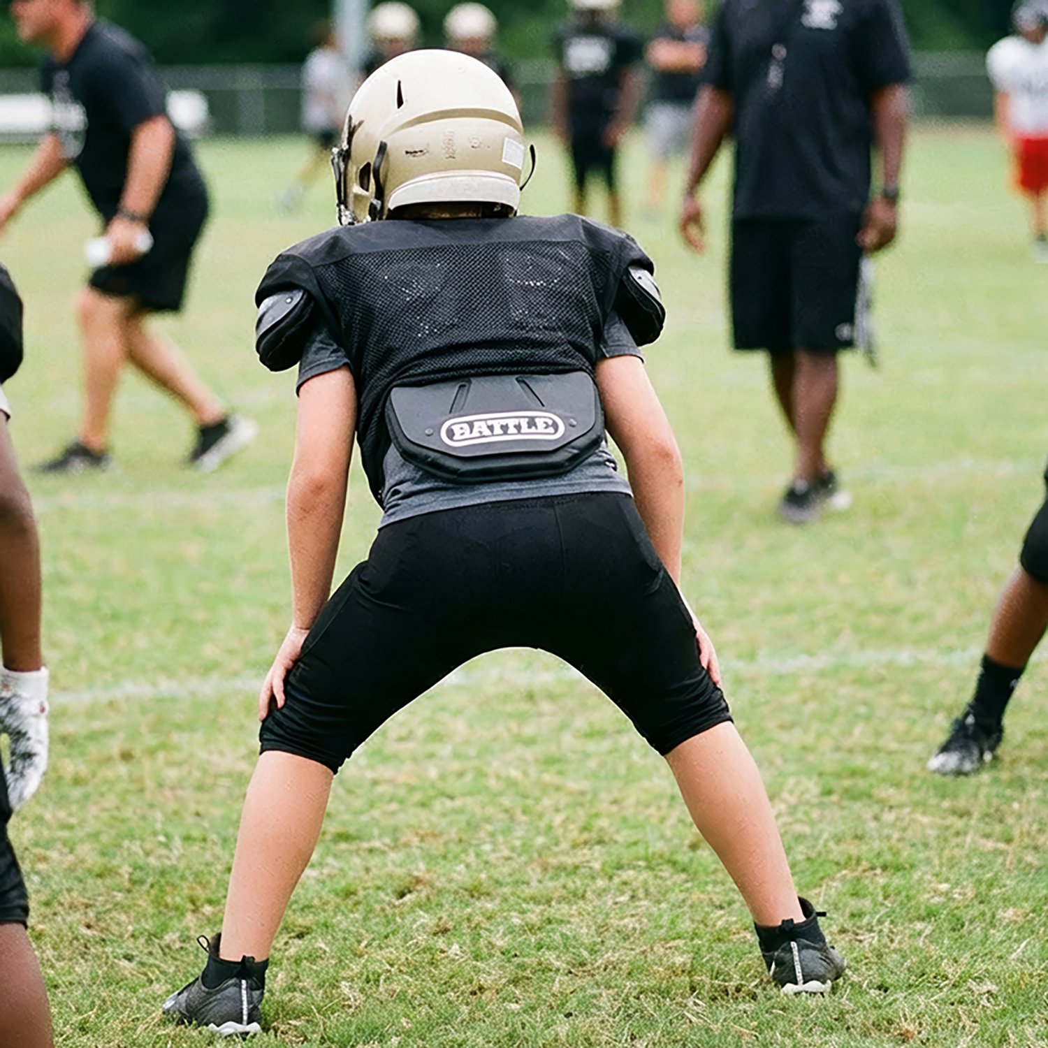 Battle Youth Football Back Plate - view number 5