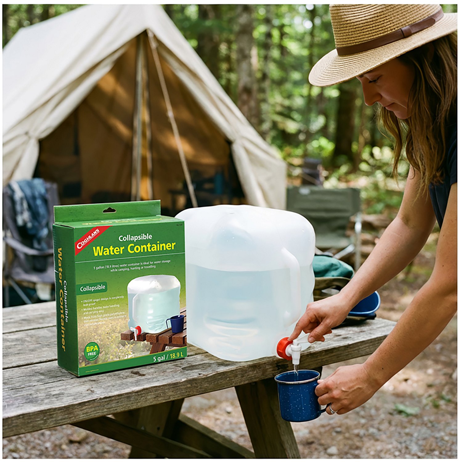 Coghlan's 5 gal Collapsible Water Container - view number 2